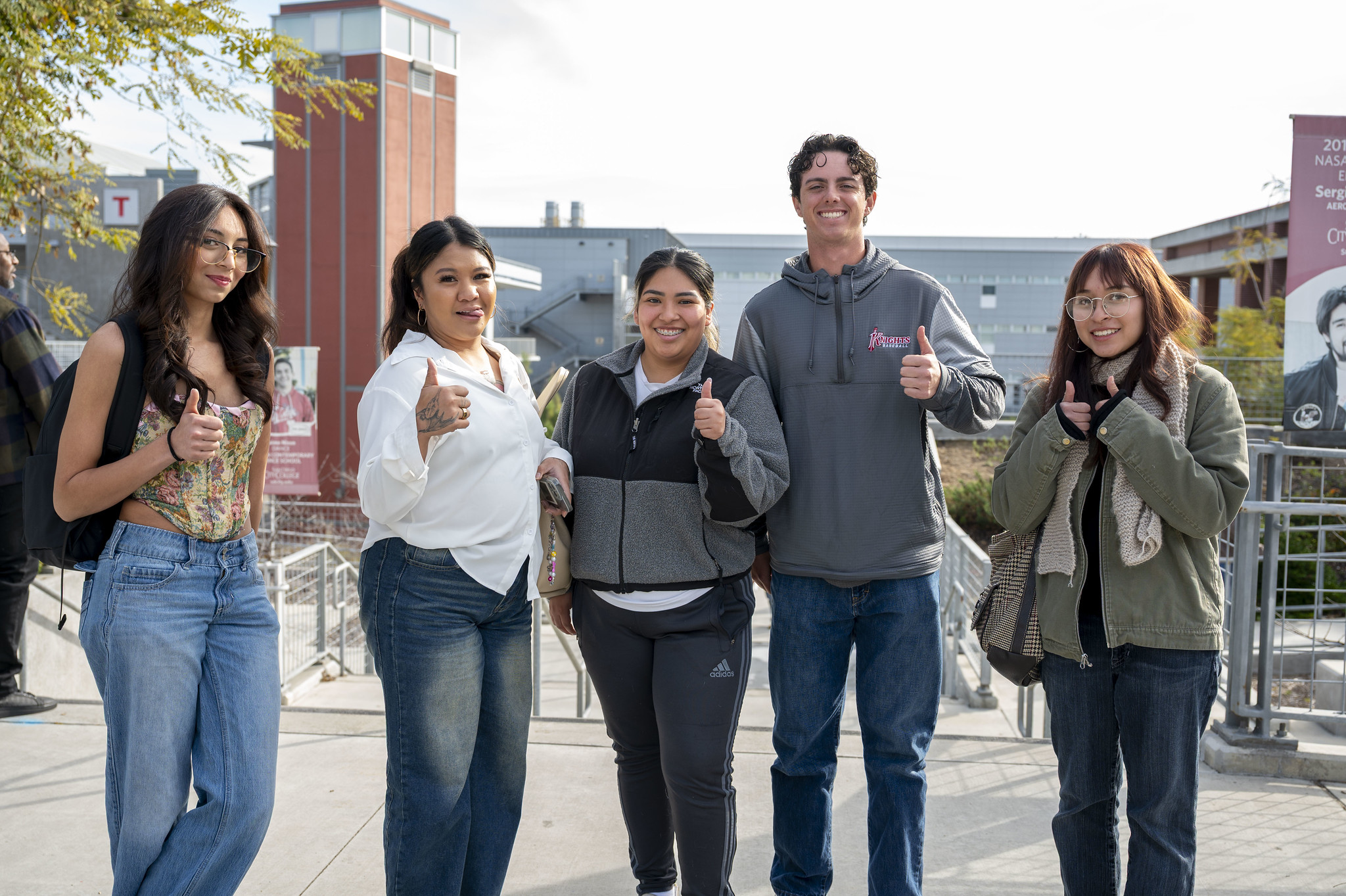 New students on campus