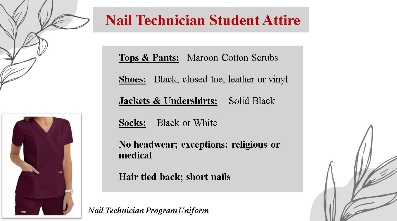 nail tech uniform