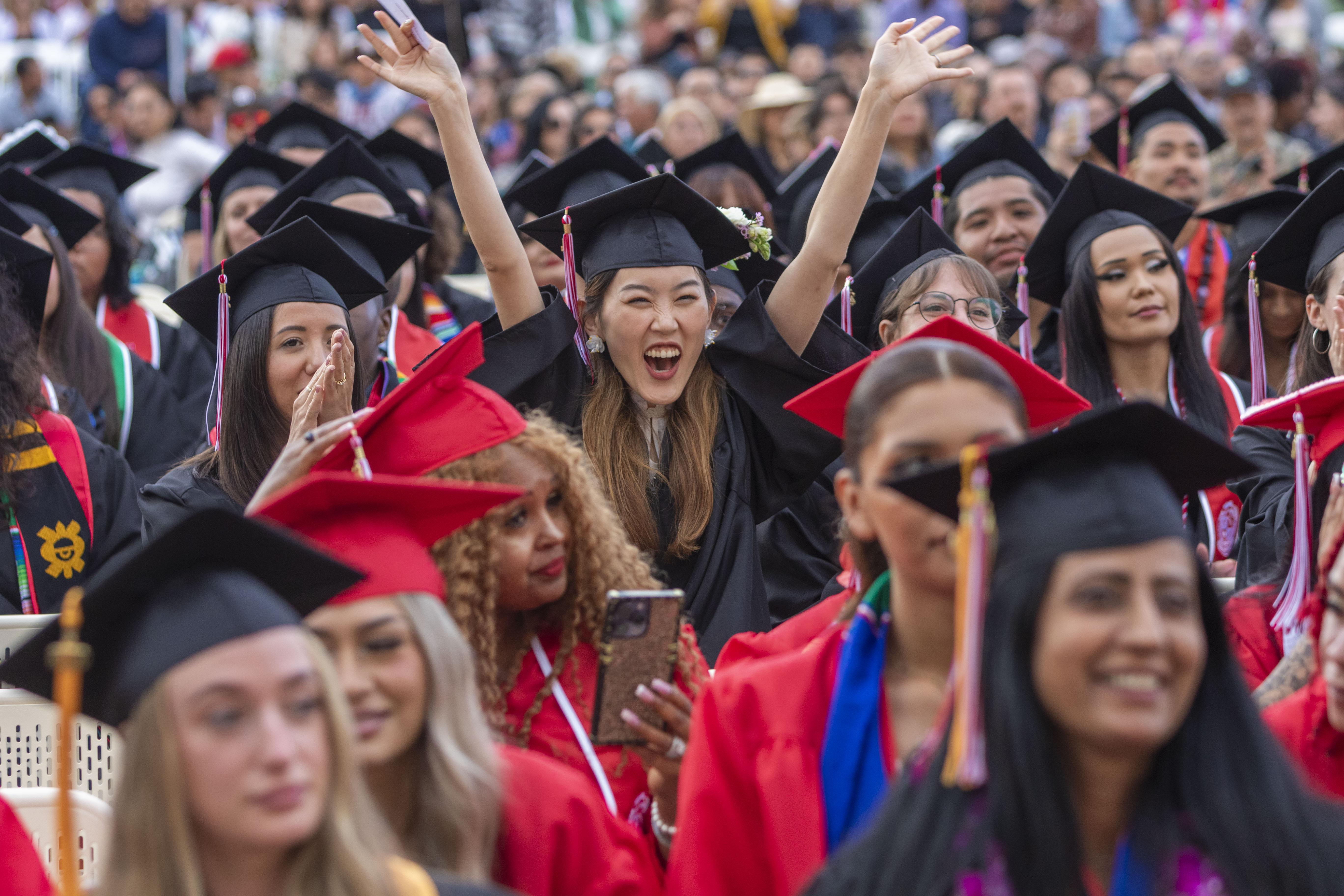 Group of graduates at graduation