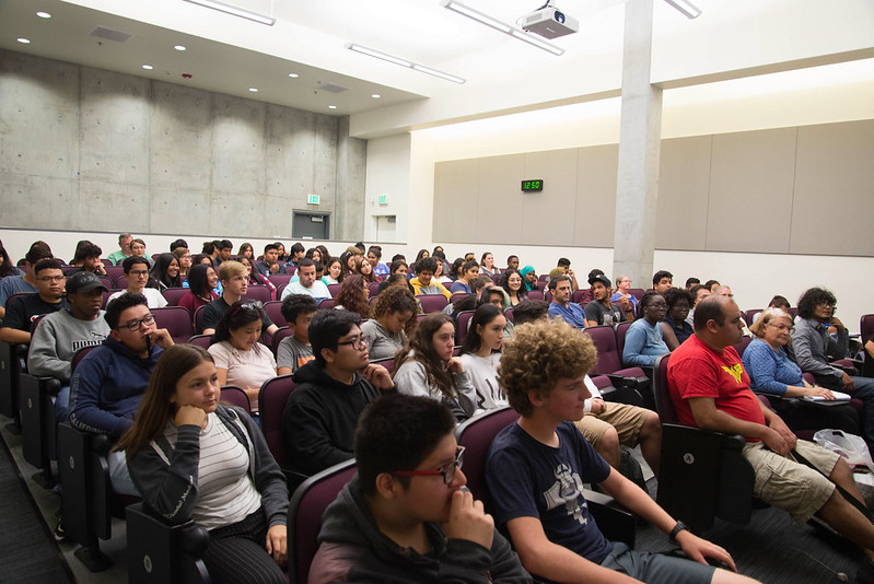 students listening to lecture