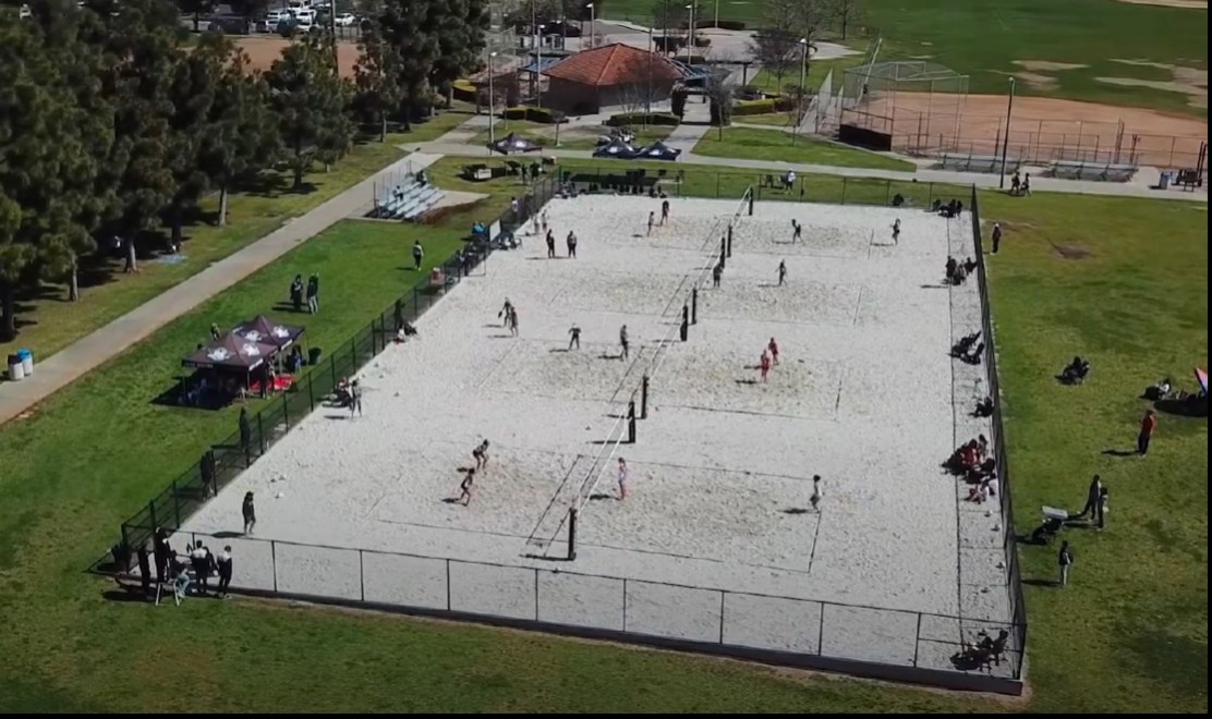 sand volleyball concept