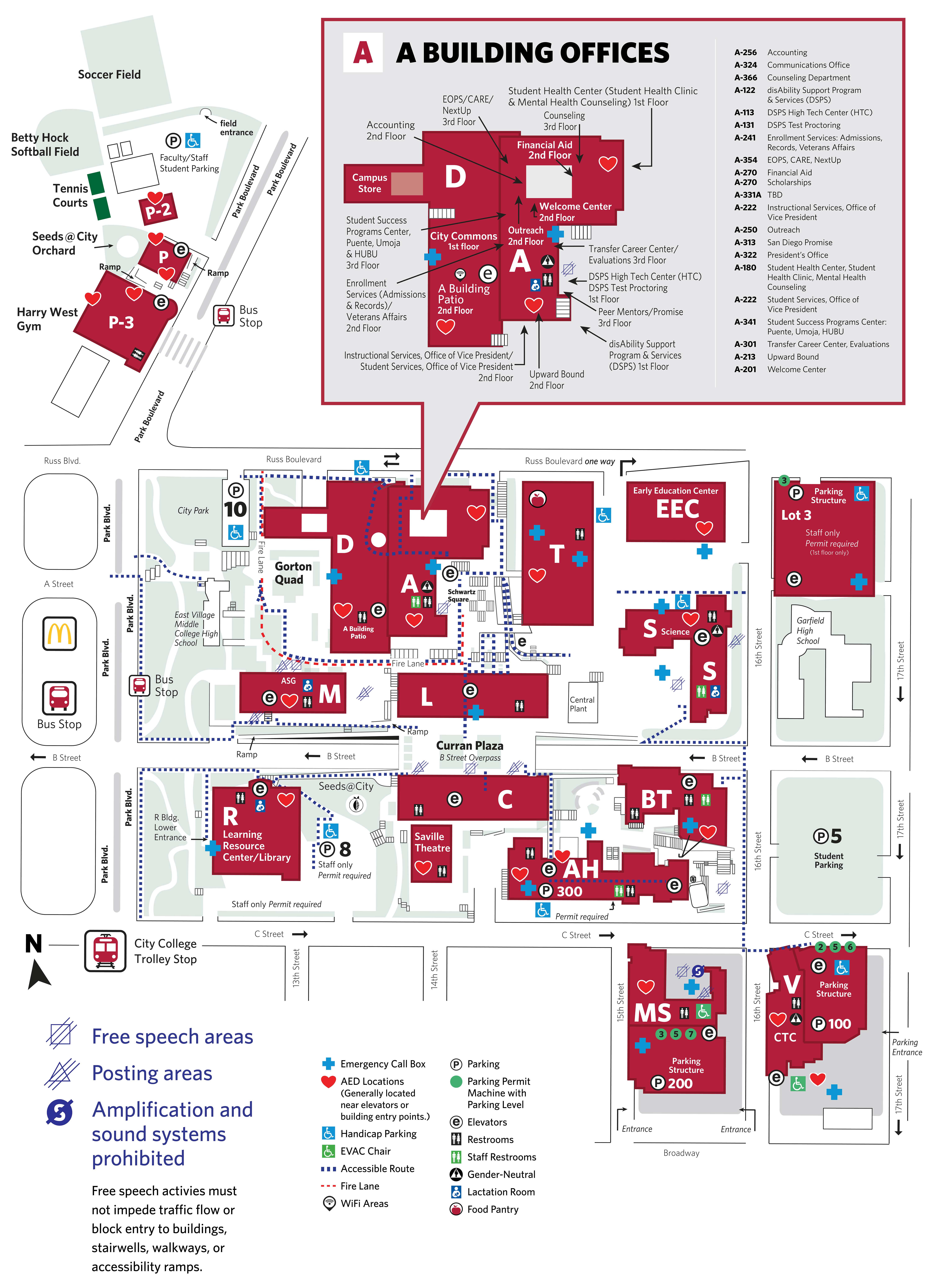 free speech map