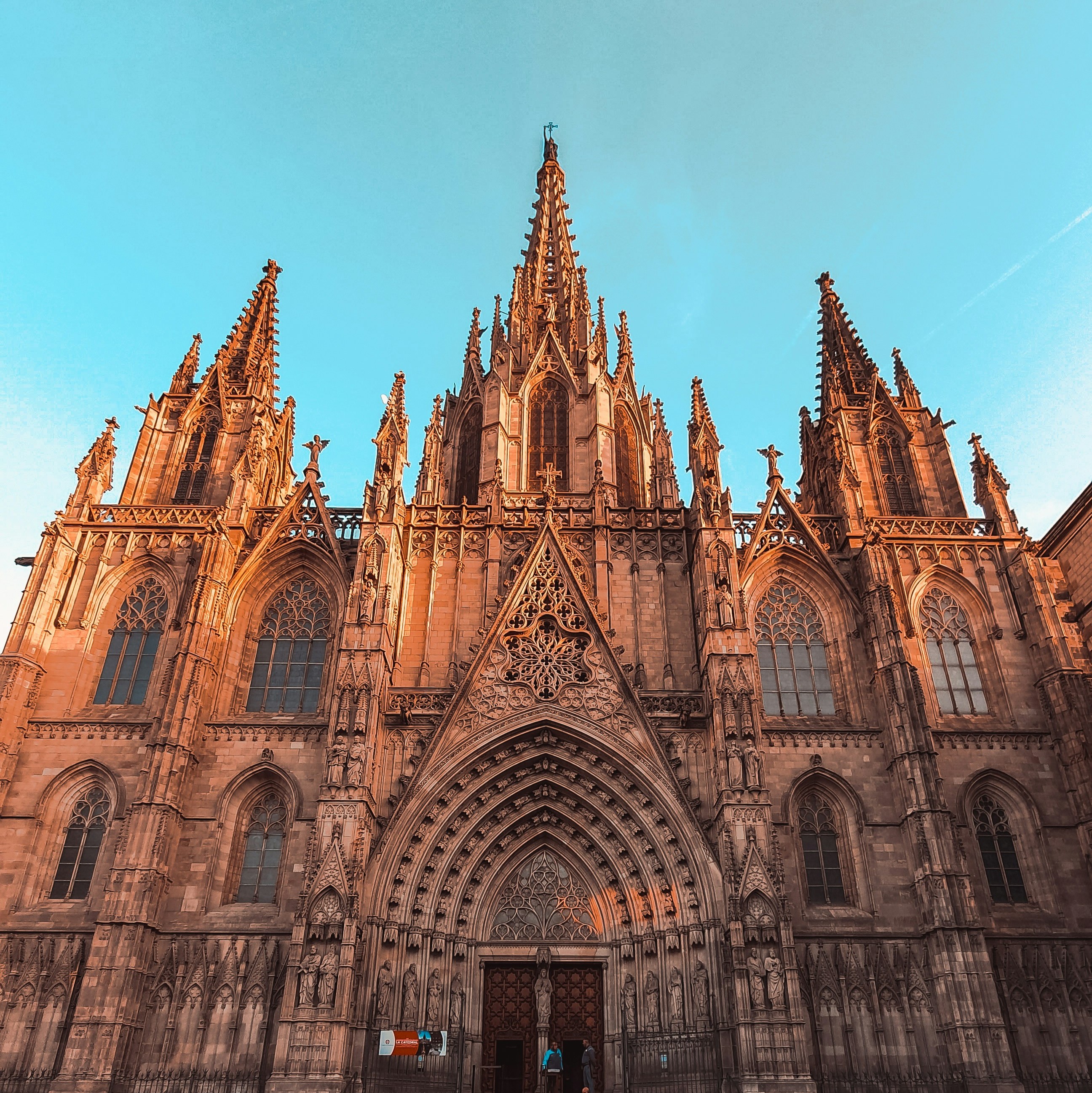 Spain Barcelona photogrpah of a church