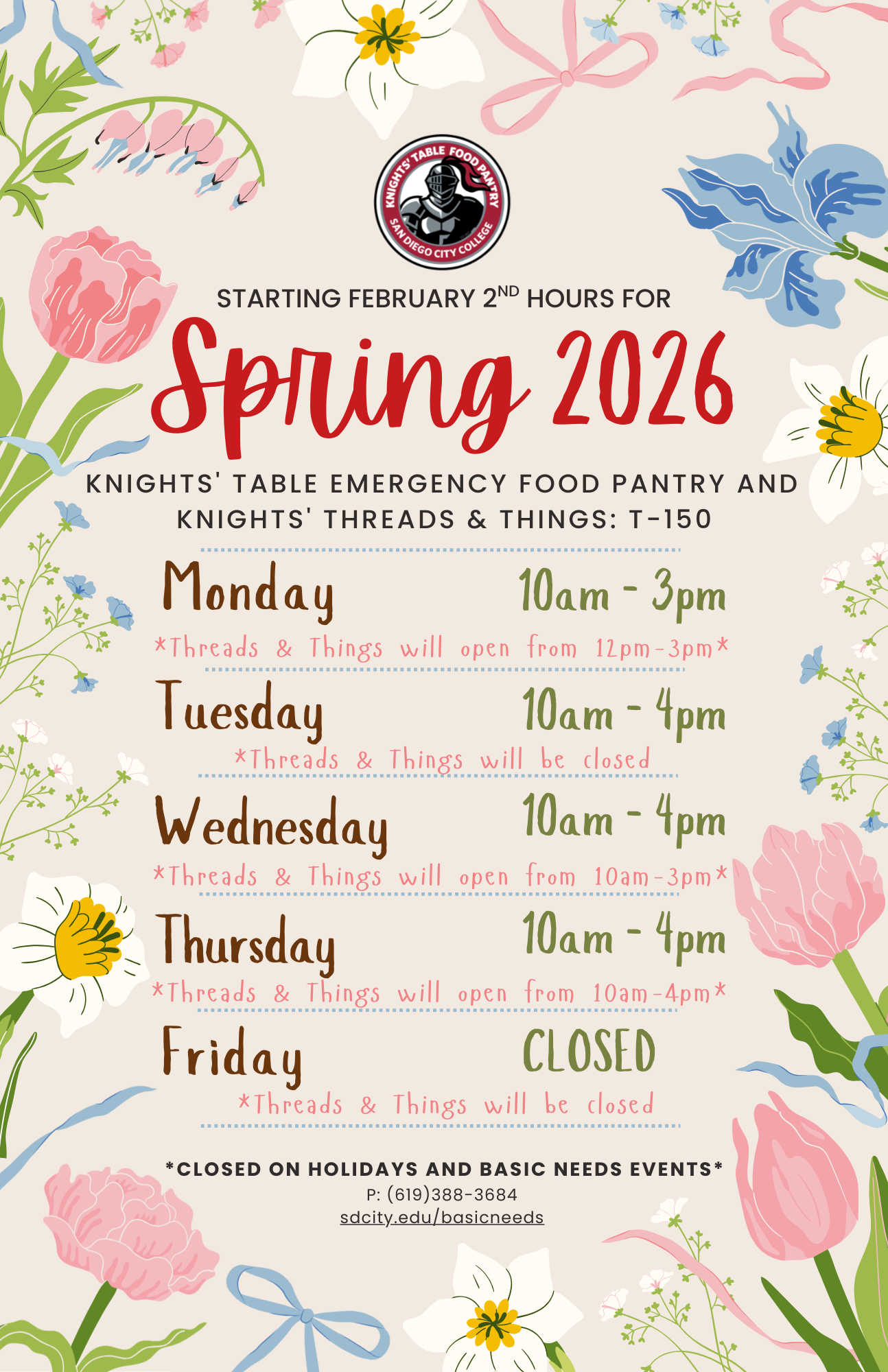 spring hours 
