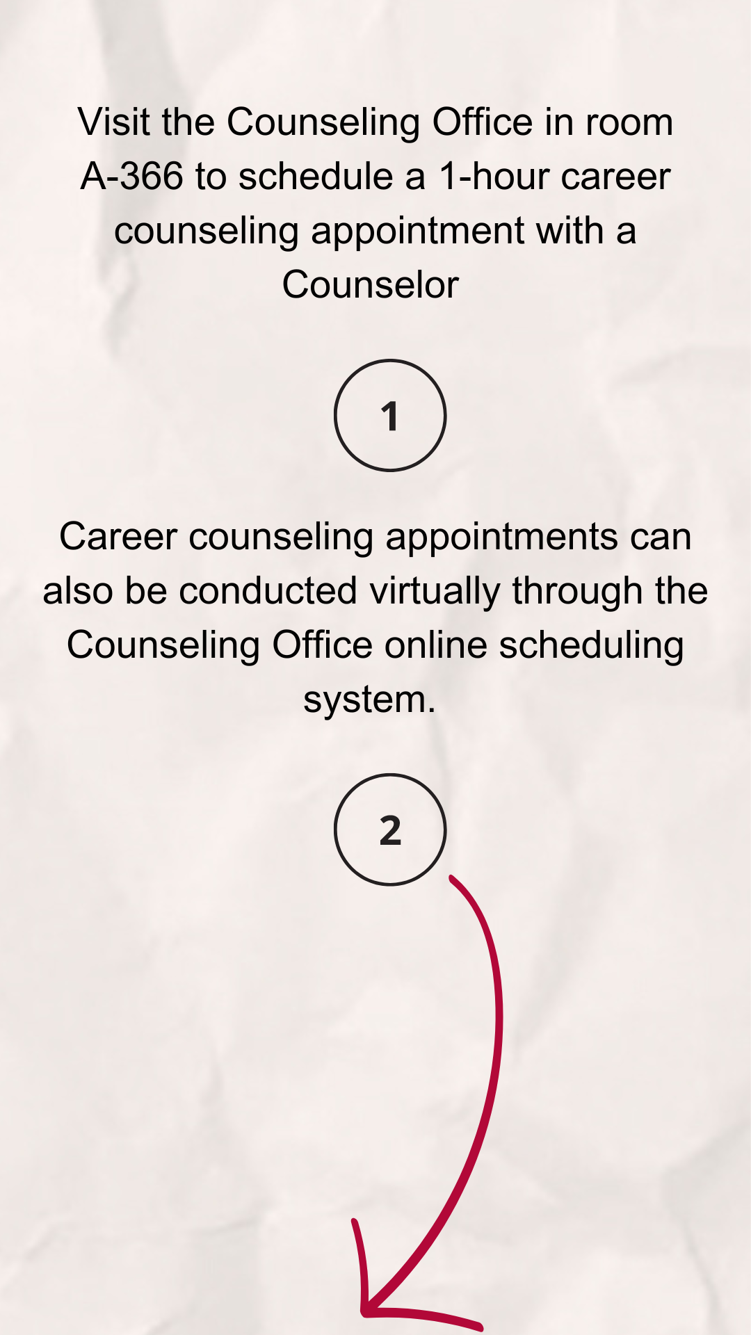 Ways to make a Career Counseling appointment
